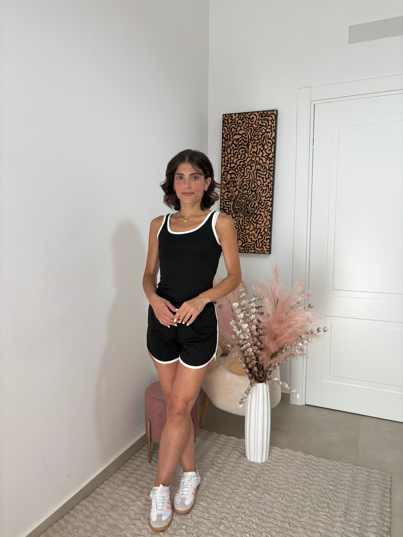 COORDINATO TOP + PANTALONCINO - " SUMMER"