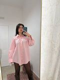 CAMICIA - " BLUSH CROCHET"