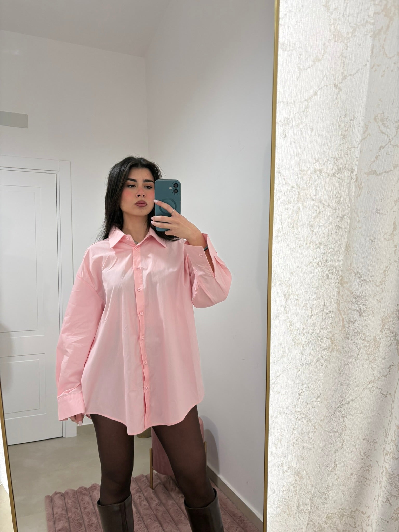 CAMICIA - " BLUSH CROCHET"