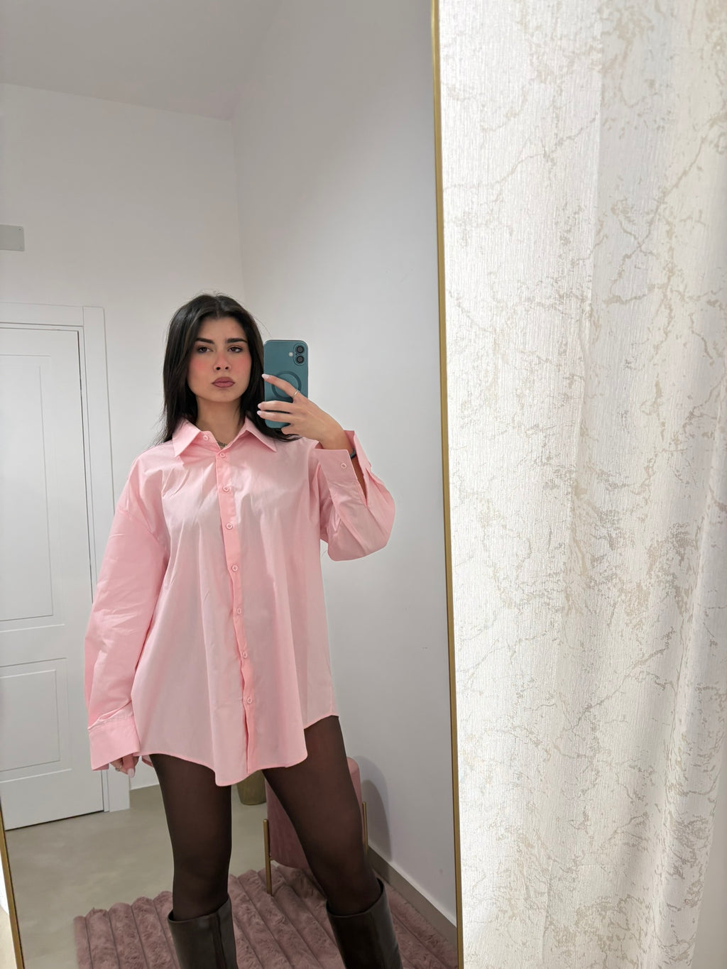 CAMICIA - " BLUSH CROCHET"