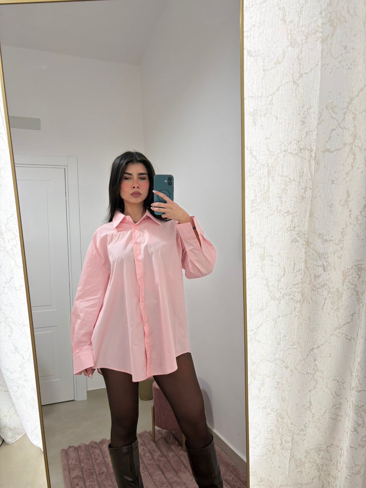 CAMICIA - " BLUSH CROCHET"