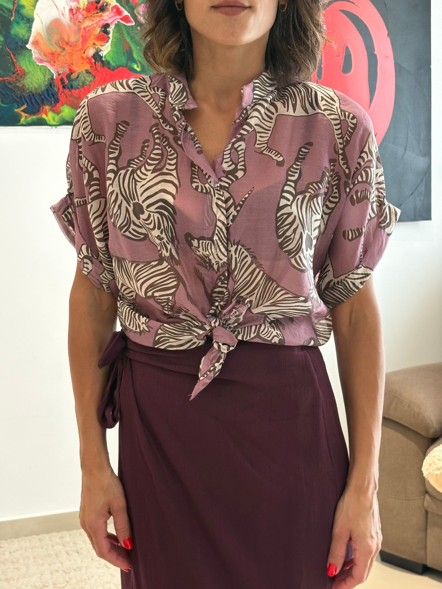 CAMICIA VELATA - SAVANA