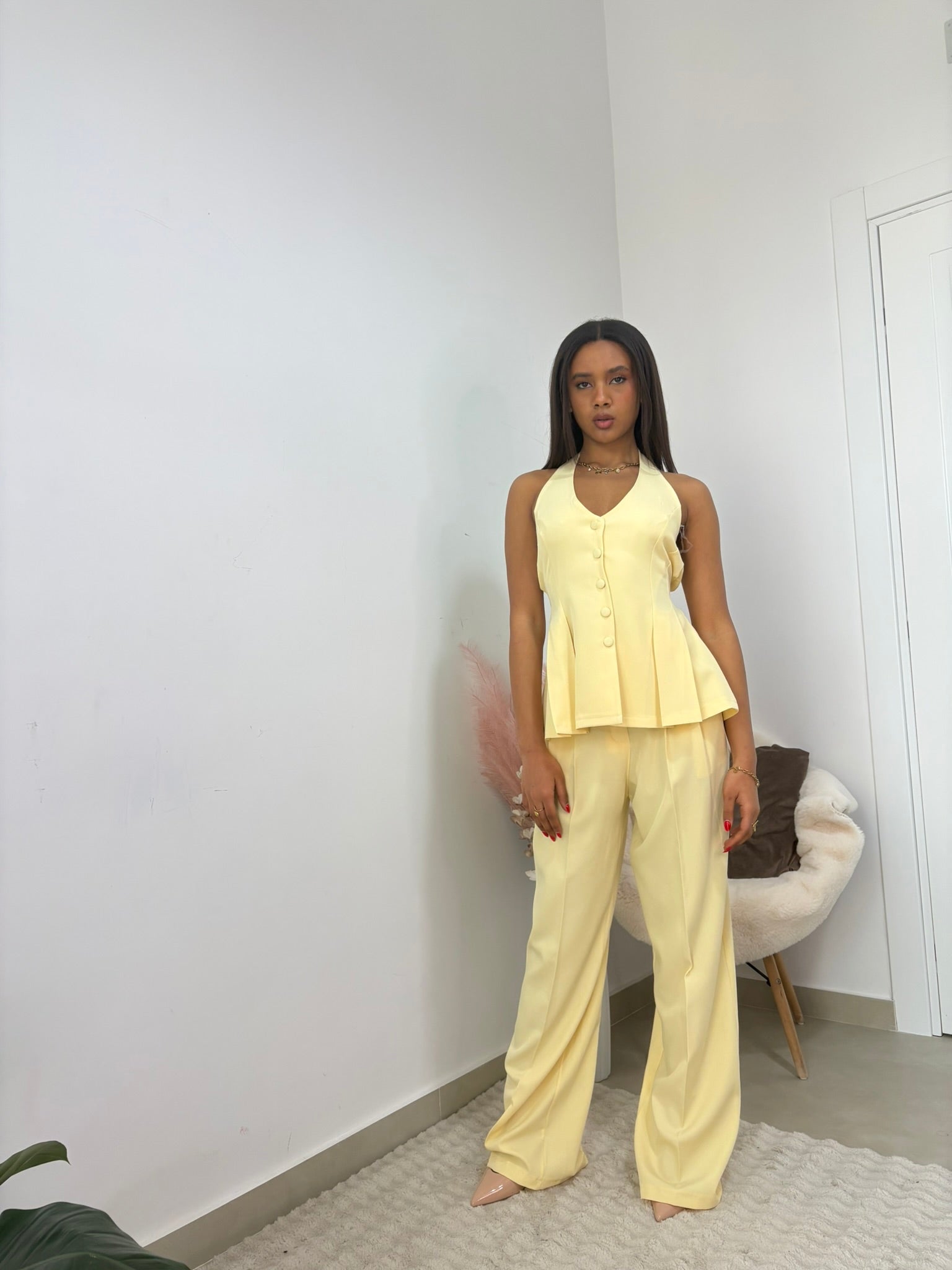 COORDINATO CON GILET - "GLAMOUR"