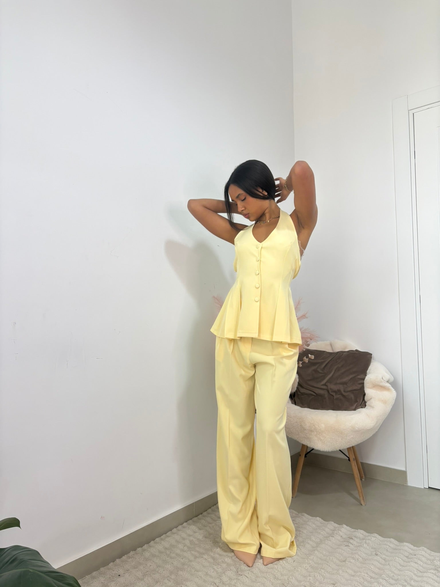 COORDINATO CON GILET - "GLAMOUR"