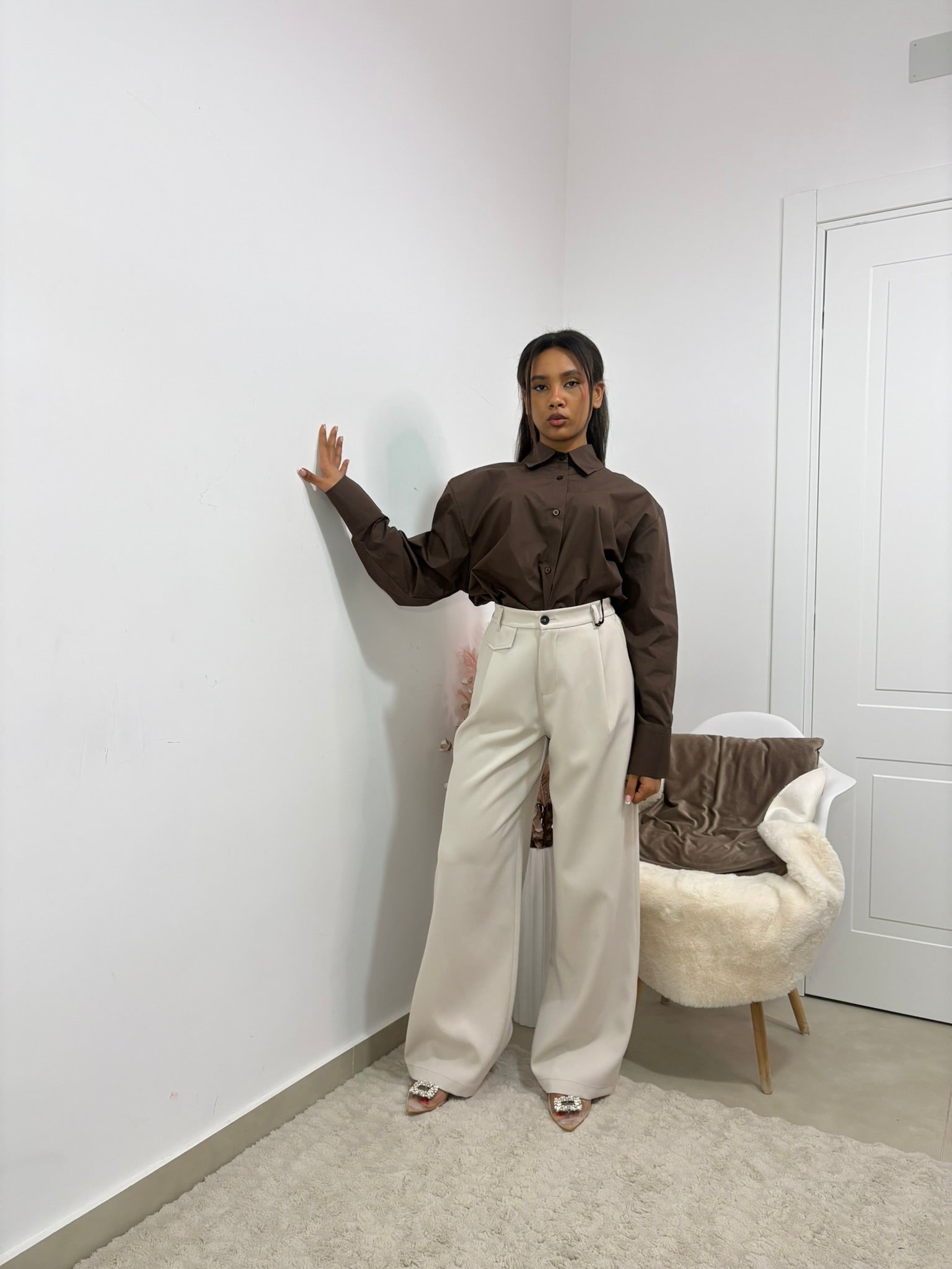 CAMICIA IN COTONE - " EASY CHIC"