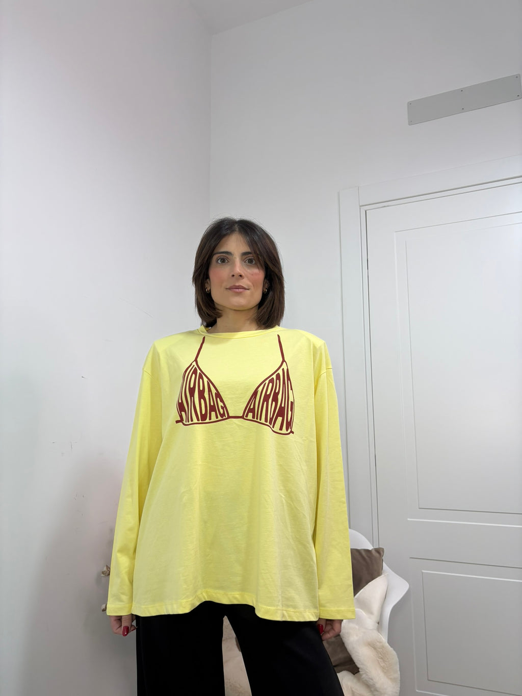 MAGLIA IN COTONE - " AIRBAG VIBE"