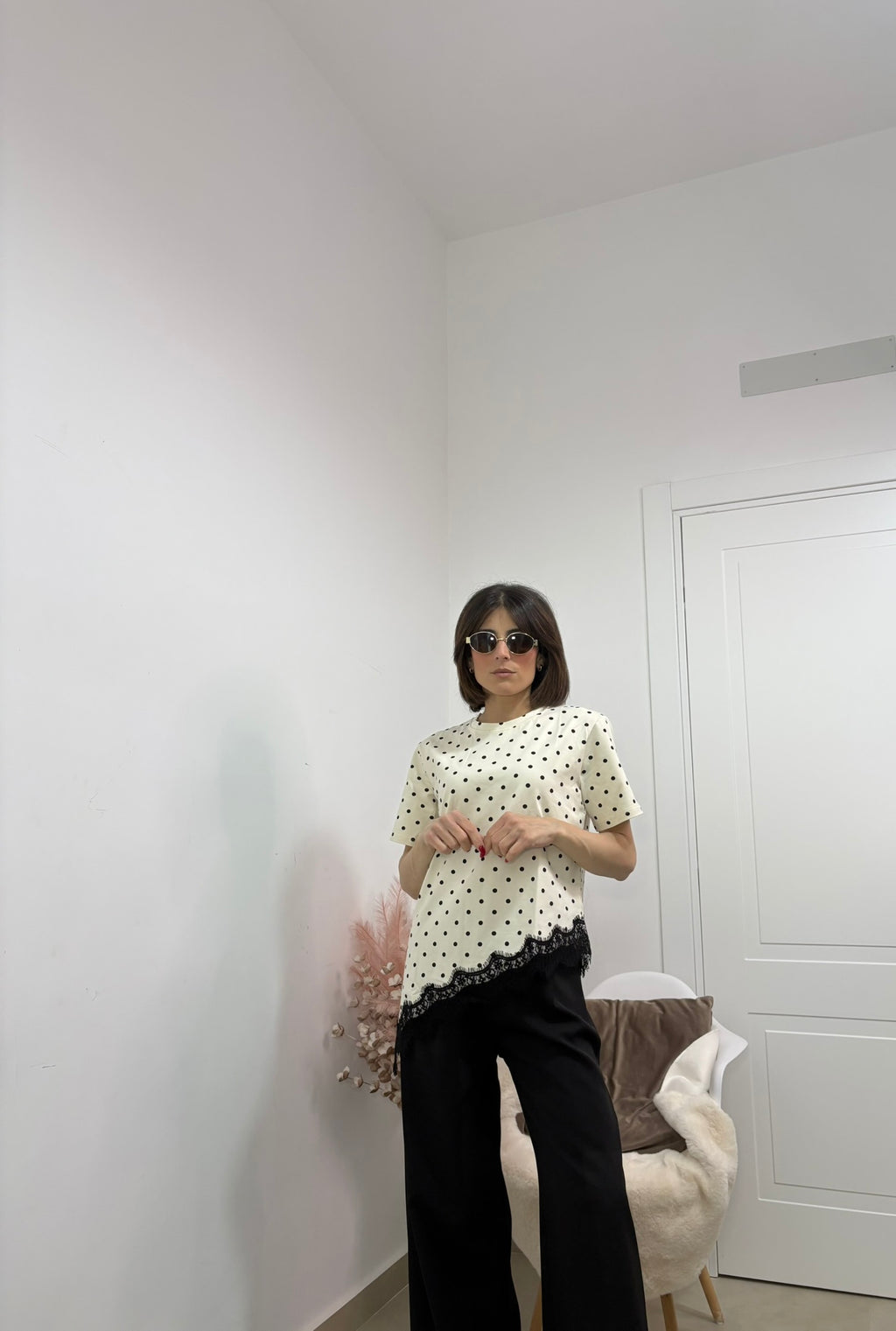 T-SHIRT - " POIS LACE"