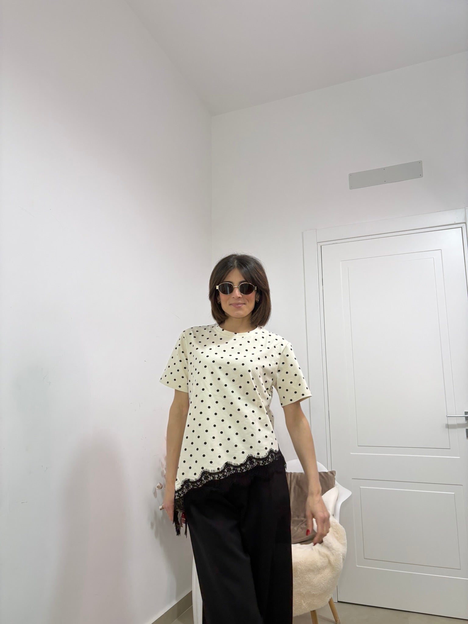 T-SHIRT - " POIS LACE"