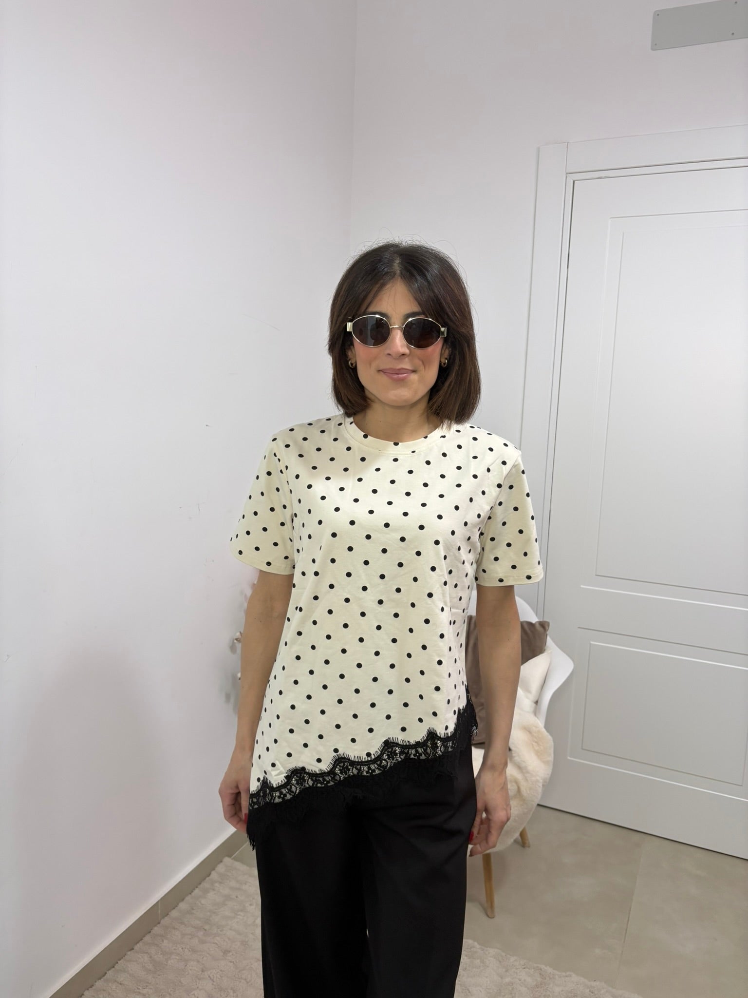 T-SHIRT - " POIS LACE"