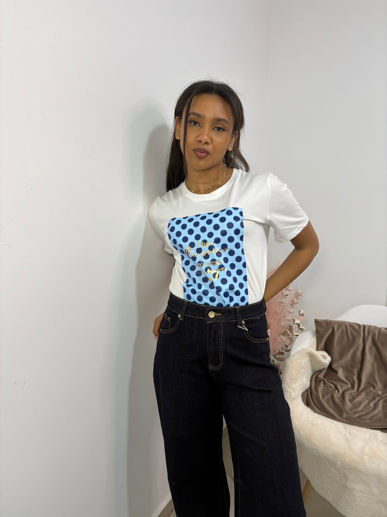 T-SHIRT - " POIS CHIC"