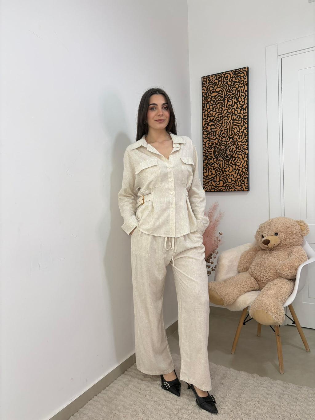 COORDINATO IN LINO - " SUMMER"