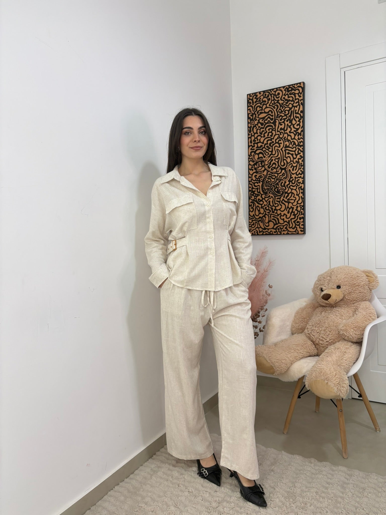 COORDINATO IN LINO - " SUMMER"