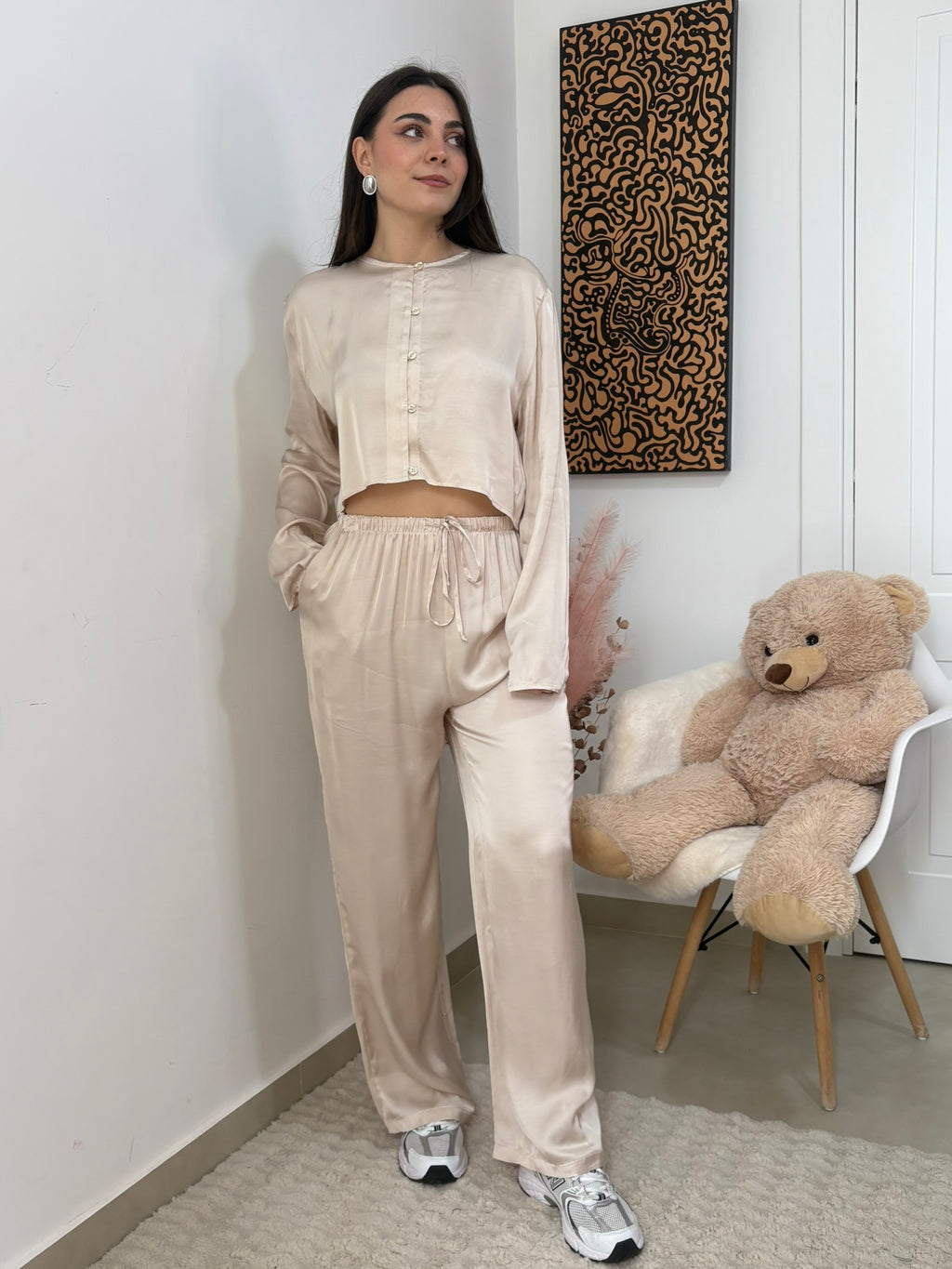 COORDINATO - " SOFT SATIN SET "