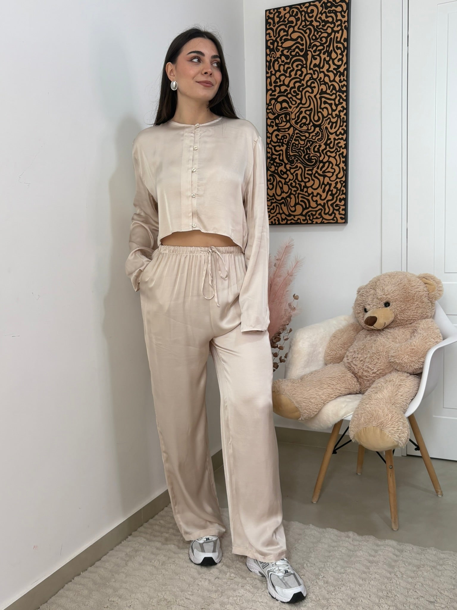 COORDINATO - " SOFT SATIN SET "