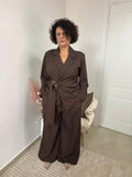 TAILLEUR CURVY - " MOCHA"