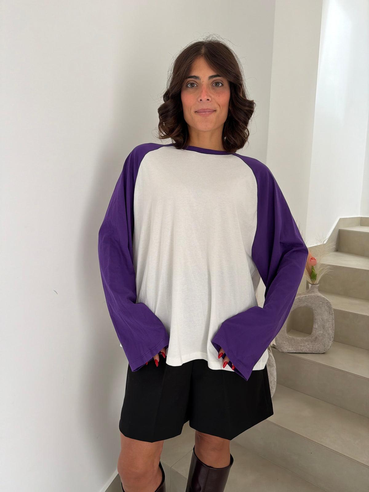 MAGLIA OVERSIZE BY LUMINA BICOLOR