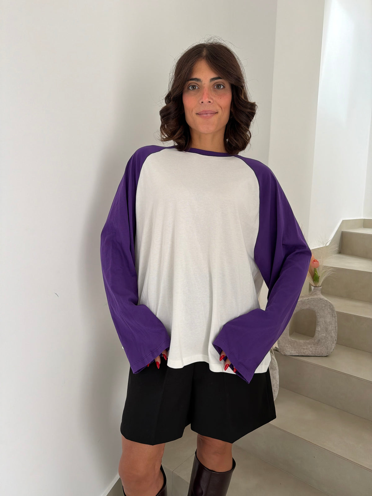 MAGLIA OVERSIZE BY LUMINA BICOLOR